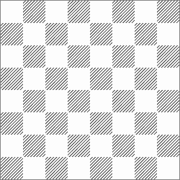 В левый нижний угол шахматной доски. Геометрический мотив в шахматах. Шахматные композиции William Shinkman.